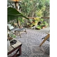 thumbnail image 2 of Hauteloom Halle Recycled Material Living Room, Bedroom Machine Washable Area Rug - Brown, Black - 2' x 3', 2 of 11