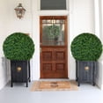 thumbnail image 4 of Nvzi 15.7 Inch Artificial Boxwood Decorative Balls, 2 Count, Green Ball in the Pot, 4 of 5