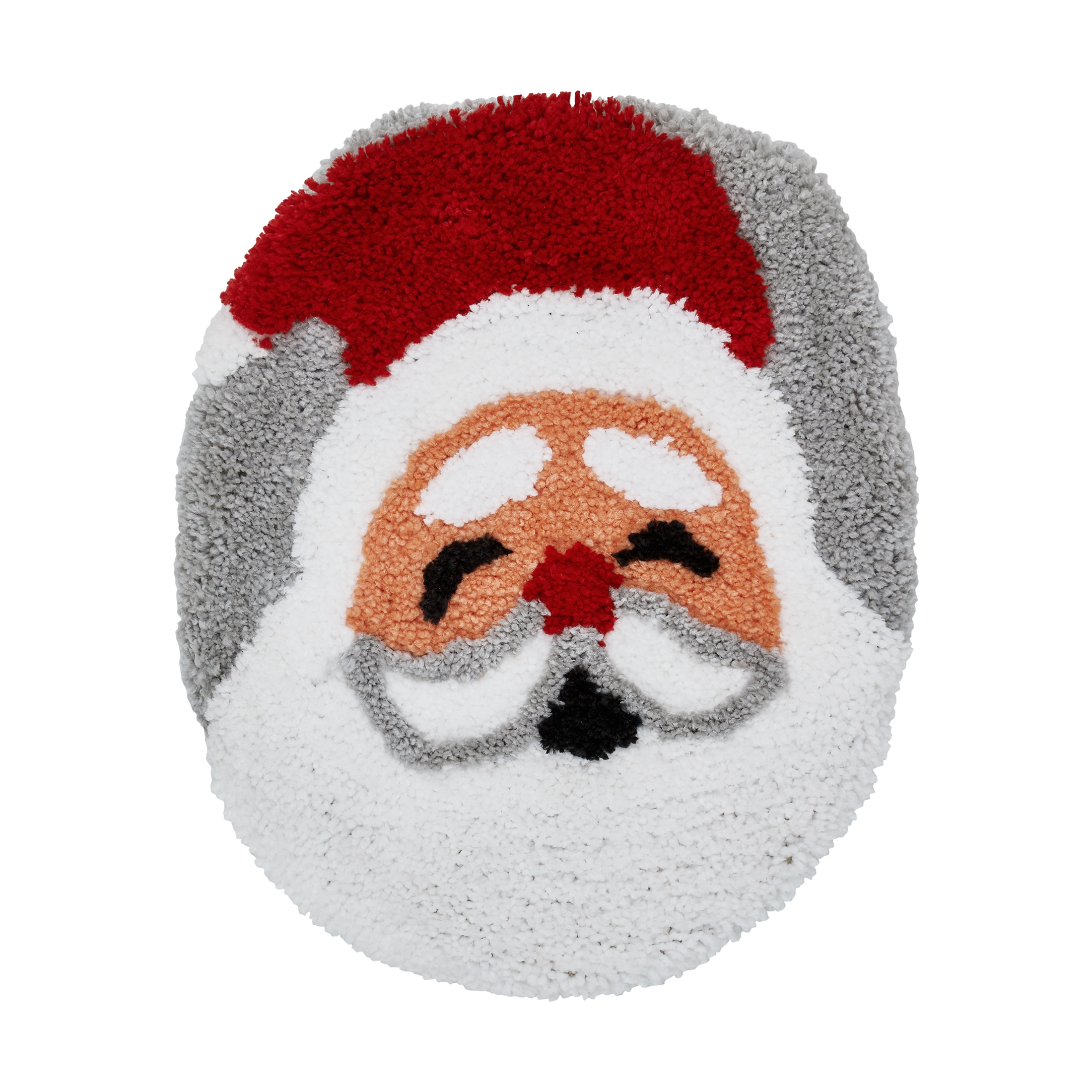 VCNY Home Multi Santa Holiday Bath Rug Set, 2 Count