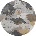 thumbnail image 2 of Addison Rugs Mayfield Premium Machine Washable Transitional Modern Gray Round Rug, 8' x 8', 2 of 6