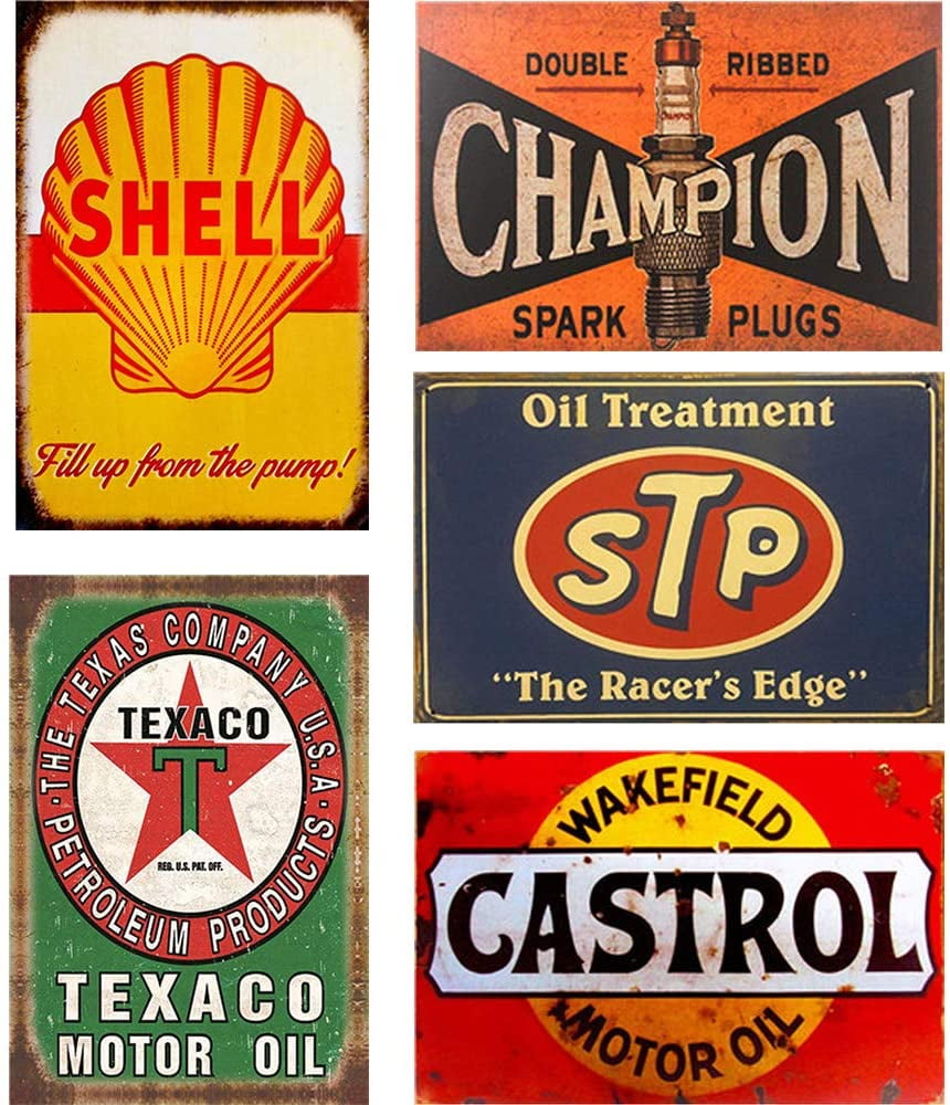 Golden West Motor Oil Garage Gas Service Retro Vintage Wall Decor Metal Tin Sign 