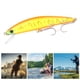 thumbnail image 4 of Temptacióno Kit de Señuelos de PESCA de CEBO DURO, Señuelo de Pesca de Minnow, Gancho Altamento Simulado Wobbler, Agua Salada para Agua Dulce en Alta Mar Pesquera de Rocas, 4 of 7