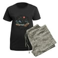 thumbnail image 5 of CafePress - Adventure Awaits Let'S Go Find It Pajamas - Women's Short Sleeve Print T-Shirt and Pants Dark Cotton Pajama Set, 5 of 7