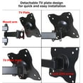 VideoSecu Tilt Swivel TV Wall Mount LCD LED Bracket for VIZIO 32 Inch