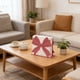thumbnail image 5 of Porta servilletas de mesa con forma de lazo, porta pañuelos de escritorio, apto para sala de estar, dormitorio, comedor, oficina, estante de hierro para guardar pañuelos., 5 of 9