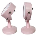 thumbnail image 3 of bedienty Small Round Stand Clock Table Clock Shelf Time Watch White Ticking Non Pink 6x9.5cm, 3 of 5