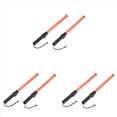 thumbnail image 1 of Bastones de Tráfico, Bastón de Control de Tráfico LED, Bastones de Luz de Seguridad, Bastones de Señalización para Estacionamiento y Aeropuertos, 16 Pulgadas, 6 Piezas, 1 of 5