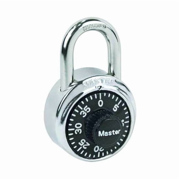 Master Lock Combination Padlock,Center Dial,Round 1513
