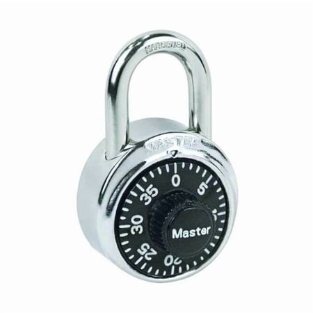 Master Lock Combination Padlock,Center Dial,Round 1513