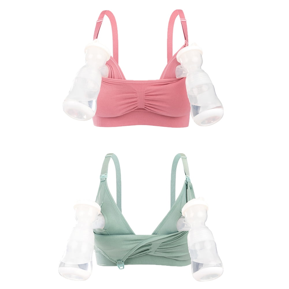 Monfince Hands Free Pumping Bra, Adjustable BreastPumps Holding and