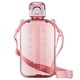 thumbnail image 1 of Termos para agua de 750 ML, taza portátil transparente a prueba de fugas, vasos de verano (rosa), 1 of 9
