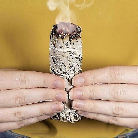 White Sage Set - (3-Pack) - Sage Smudge Stick for Home Cleansing Fragrance Therapy Meditation and California Smudge Stick Ritual (4")
