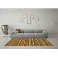 thumbnail image 3 of Ahgly Company Indoor Rectangle Abstract Brown Modern Area Rugs, 5' x 8', 3 of 4