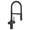 Chrome, variant on Blanco 442990 Catris Filter-Ready 1.5 GPM Single Hole Pre-Rinse Pull Down Kitchen Faucet -