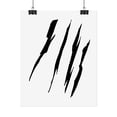 thumbnail image 3 of Effete Feline Claw Marks Scratch Rolled Posters, 3 of 5