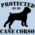 thumbnail image 2 of CafePress - Protected By My Cane Corso Infant Bodysuit - Baby Light Bodysuit, Size Newborn - 24 Months, 2 of 4