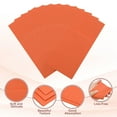thumbnail image 3 of 100 Pcs Disposable Linen Feel Napkins with Built-in Flatware Pockets, Paper Dinner Napkins for Knife and Forks Bright Orange, 3 of 6