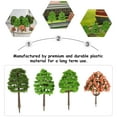 thumbnail image 5 of HAMPPLIES Mini Trees for Fairy Garden Plastic 70Pcs 3.14X1.57X1.57in, 5 of 8