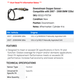 thumbnail image 2 of Downstream Oxygen Sensor - Compatible with 2007 - 2008 BMW 328xi, 2 of 2