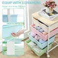 thumbnail image 6 of Utility Cart with 4 Drawers,Rolling Storage Cart with Drawers,Storage Rolling Drawer Cart, 6 of 9
