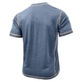thumbnail image 6 of Umfun Men Contrast Stitch Short Sleeve Crew Neck T-Shirt Slim Fit Casual Wear for Sports and Daily Casual, 6 of 9