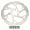 180MM, variant on ROZYARD 140/160/180/203/220mm Stainless Steels Disc Brake Rotor for Road Bike, Mountain Bike