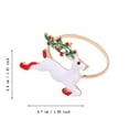 thumbnail image 3 of Christmas Napkin Rings Holders Christmas Napkin Holder Deer Merry Christmas Santa Hat Red Bow Christmas Tree Napkin For Dinner Party Table Decorations, 3 of 4