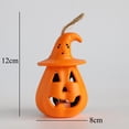 thumbnail image 3 of OANLKGI Halloween Pumpkin Decoration with Light, Spooky Decor Pumpkin Holding Mini Pumpkin with LED Lights, Festive Tabletop Decor for Halloween Party, Home & Indoor Display, 3 of 7