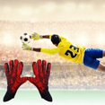 thumbnail image 5 of Guantes de portero de fútbol, ​​guantes de portero de látex gruesos transpirables, guantes de seguridad antideslizantes para entrenamiento, 2024, 5 of 5