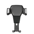 thumbnail image 4 of Milisten Universal Automobile Outlet Phone Holder Air Vent Gravity Bracket Windshield Gravity Sucker Car Phone Holder Support Mobile Phone Stand for Mobile Phone GPS Navigator Rack(Black), 4 of 6