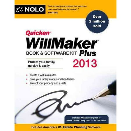 Quicken WillMaker Book & Software Kit Plus (With CDROM) Quicken WillMaker Book & Software Kit Plus (With CDROM)