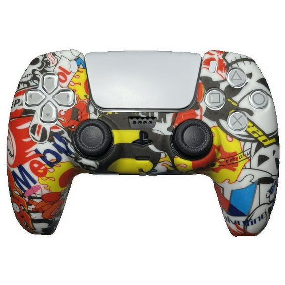 Racer Themed PS5 Silicone Grip Gaming Rubber Case Cover Playstation 5 PS5 Skin