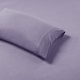 thumbnail image 5 of Comfort Classics All Season Cotton Blend Jersey Knit 4 Piece Purple Sheet Set, Queen, 5 of 8