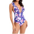thumbnail image 2 of Traje de baño de bikini estampado para mujer Sujetador relleno Traje de baño de una pieza Ropa de playa OAVQHLG3B Store  lin121212, 2 of 4