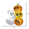 thumbnail image 3 of Fantôme avec pile de citrouilles - Gonflable, 3 of 6