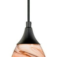 thumbnail image 3 of P0173 Pendentif Mini en Verre Milano Toffee Swirl - Finition Bronze Huilé, 3 of 5