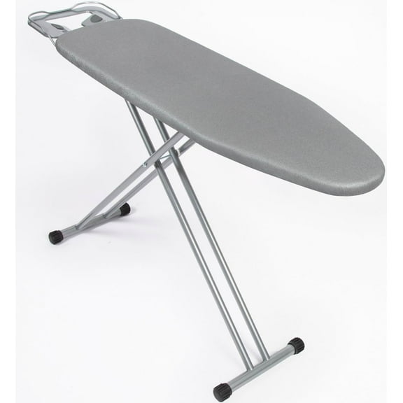 Ironing Board Full Size 54" L x 13" W, Foldable & Adjustable Height Iron Board with Heat-Resistant Cover and Iron Rest, Sturdy & Space-Saving Ironing Table for Home