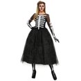 thumbnail image 1 of Robe Mascarade Skeleton pour Femmes Adulte Skeleton Beauty, 1 of 2
