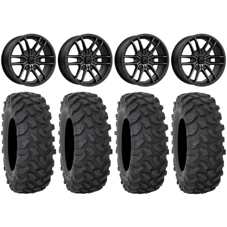 MSA Fang 20 Wheels Black 35 XTR370 Tires Sportsman RZR Ranger