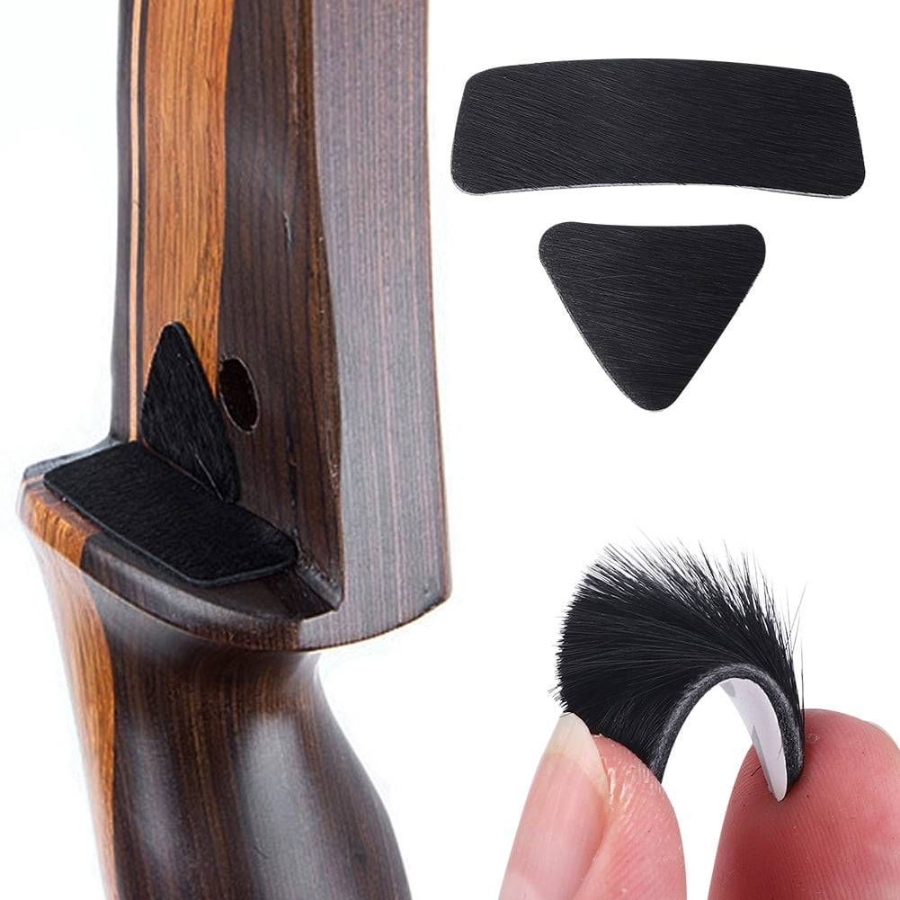 Sonew 2Pcs Hunting Archery Rest Pad Adhesive Patch Recurve Bow Arrows