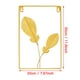 thumbnail image 2 of XWSHYW Decoraciones para El Hogar Colgante Pared Metal con Forma Hoja de Ginkgo Redonda Dorada para Sala de Estar, 2 of 2
