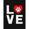 thumbnail image 2 of Animal Lover Dog Paw Print - Love Dogs My Best Friend Women Sweatshirt XX-Large Navy, 2 of 5