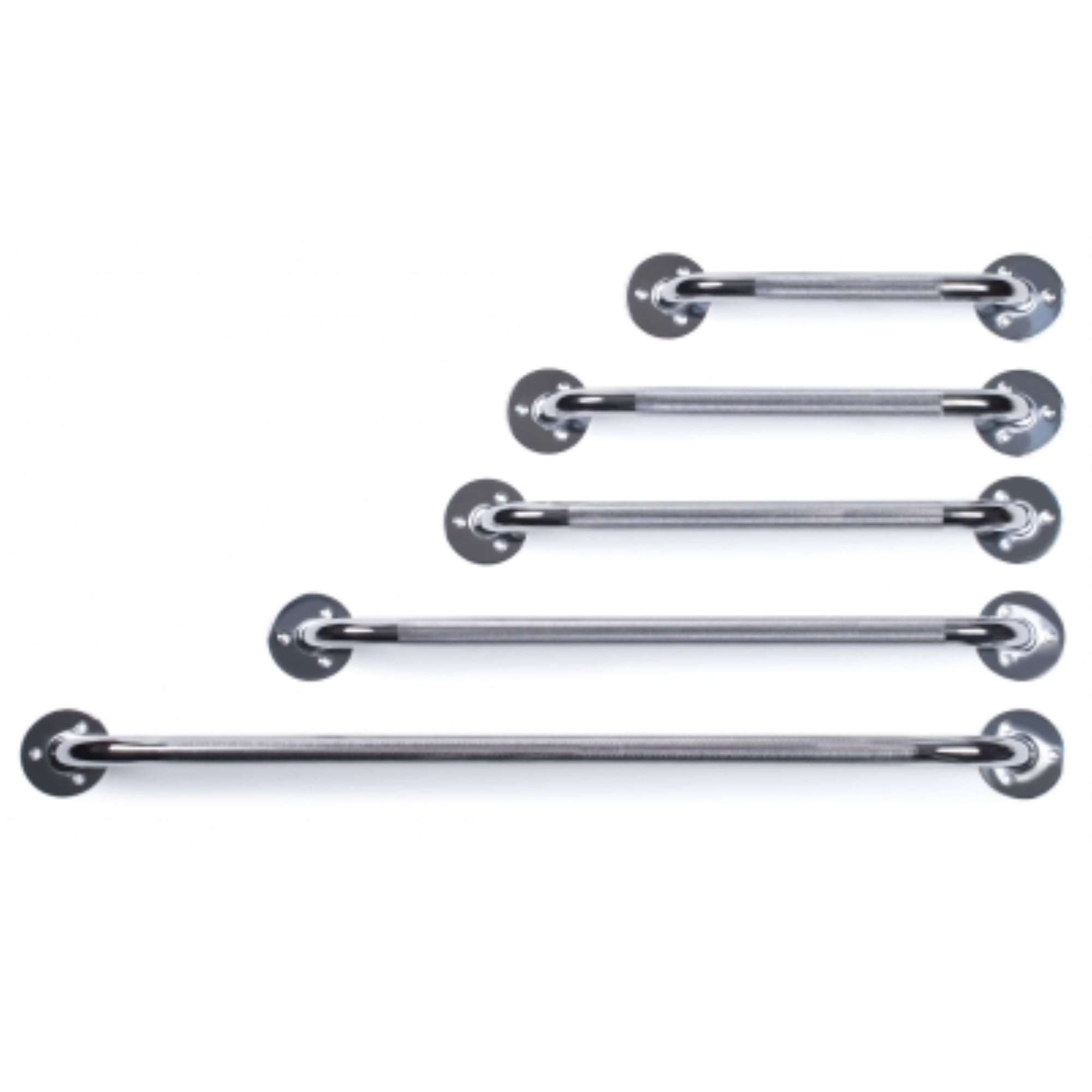 GRAB BAR 32' CHROME KNURLED LUMEX