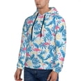 thumbnail image 2 of Hoodies for Men - Palm tree flamingo flower Long Sleeve Comfrt Men'S Fashion Hoodies & Sweatshirts, Sweatshirts for Men Hoodies Pullover Clothing Clothes with Pouch, 2 of 7