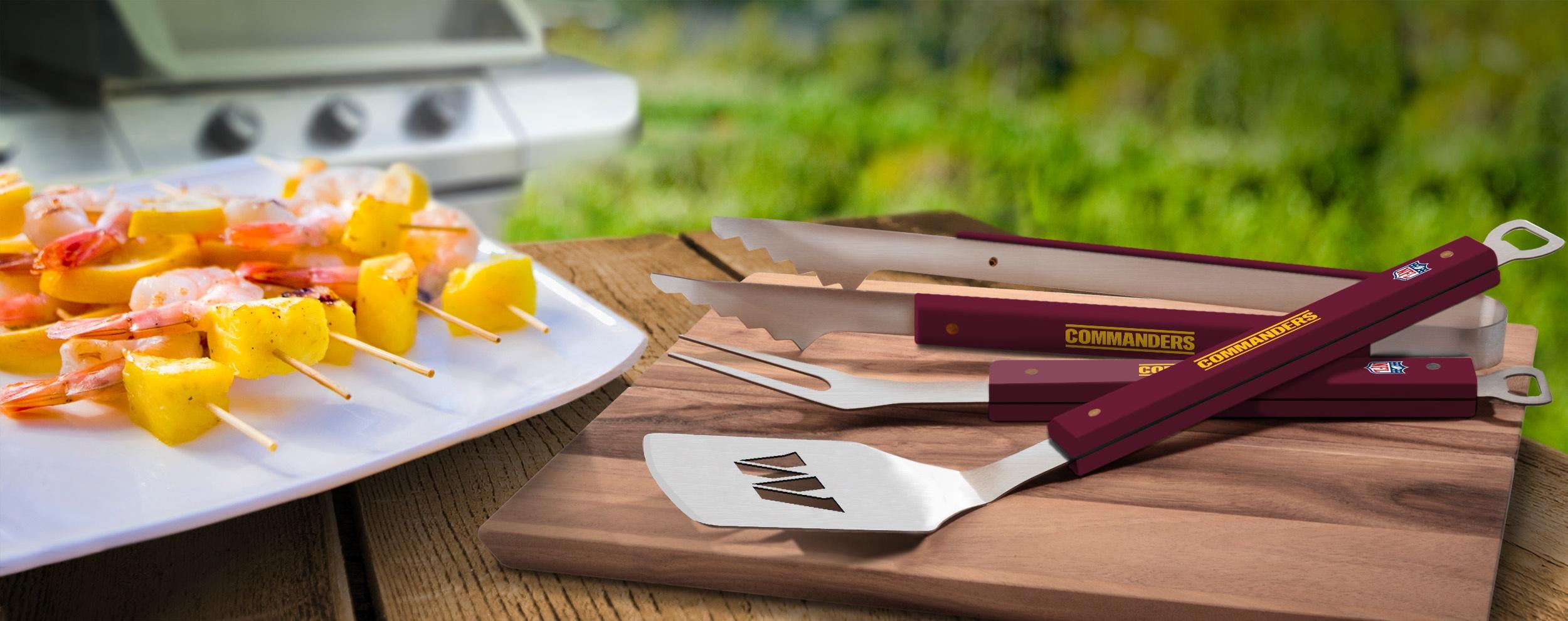 YouTheFan NFL Washington Commanders Spirit Series 3pc BBQ Set