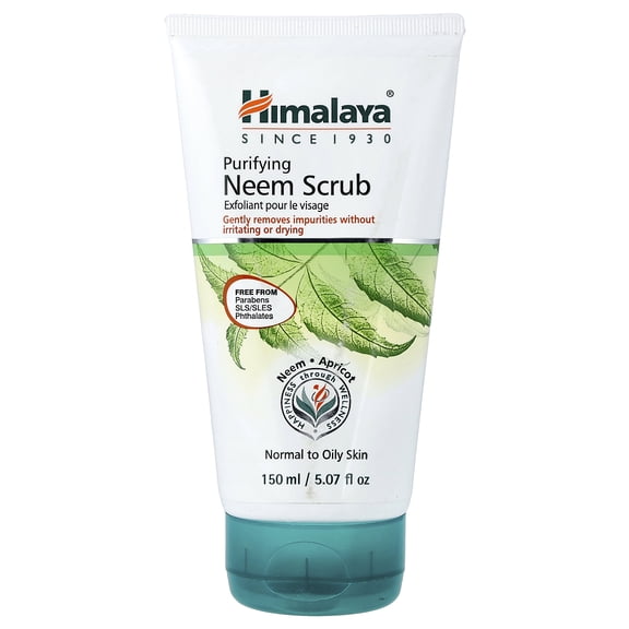 Himalaya Purifying Neem Scrub, Normal to Oily Skin, 5.07 fl oz (150 ml)