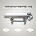 thumbnail image 6 of INTSUPERMAI PU Belt Conveyor Flat Oblique Type Conveyor Baffle Double Guardrail 59"*12" Electric White, 6 of 12