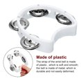 thumbnail image 3 of Unique Bargains 1pcs Wrist Bells, Jingle Bells Ankle Bell Hand Bell Percussion Instruments Musical Rhythm Band Plastic, White, 3 of 5