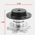 thumbnail image 4 of Mistaha Universal Aluminum Alloy Steering Wheel Quick Release Kit - Silver - Fast Detach - Car Modification Formula, 4 of 5