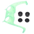 thumbnail image 3 of Accesorios de controlador Placa frontal de controlador translúcido Empuñaduras de pulgar para controlador inalámbrico PS5 DualSenseVerde, 3 of 5